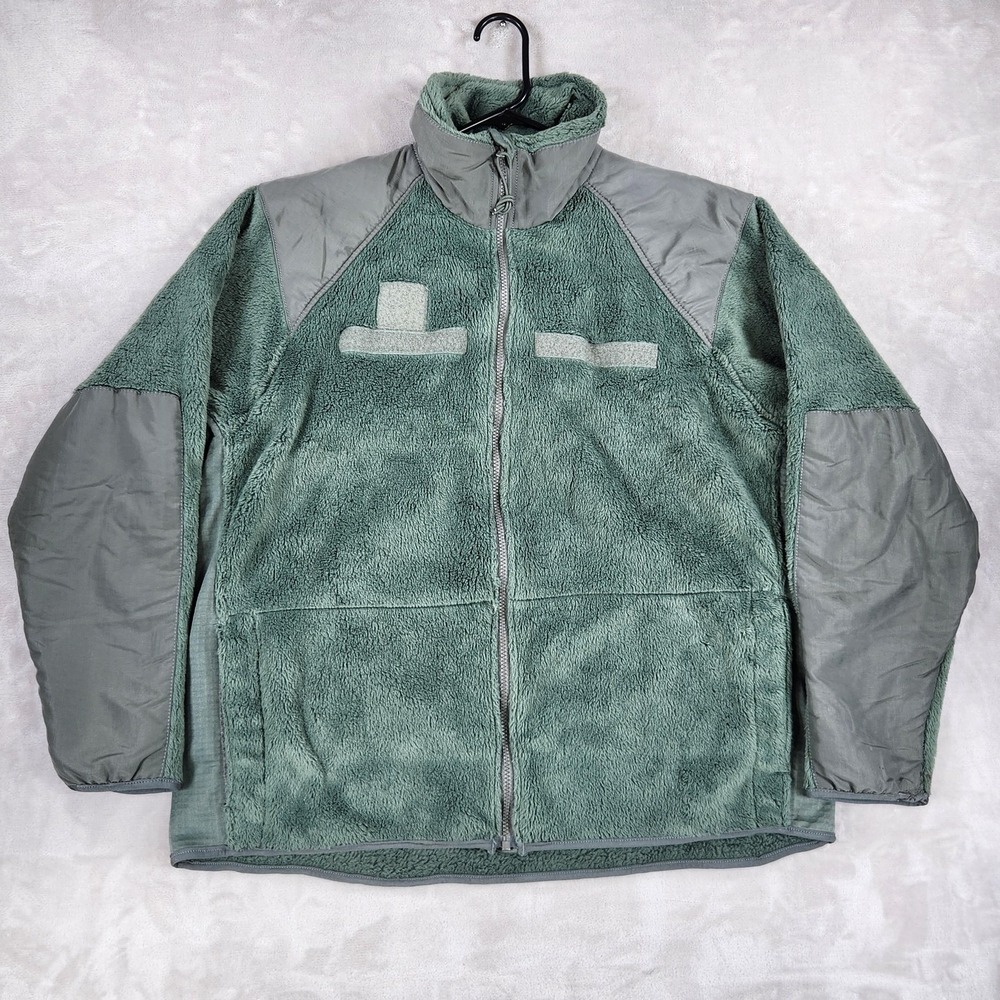 Propper Jacket Mens Large Green Fleece Cold Weather Gen III Military ECWCS